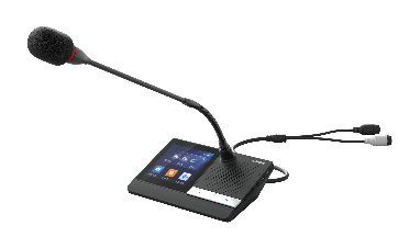 4寸有线触屏数字会议鹅颈话筒单元