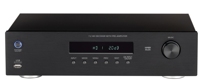 中鼎泽华 7.1.2影院解码器 ZD-DA17